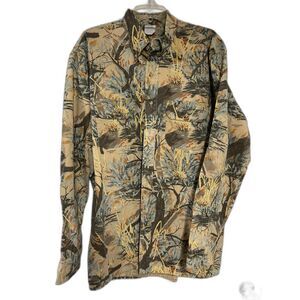 Vtg Everywear West Shirt Men XL Tall Long Sleeve Hunting Outdoors Made in USA